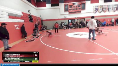 63 lbs 1st Place Match - Ayden Palomino, Toppenish USA Wrestling Club vs Jaime Almaguer, Victory Wrestling-Central WA