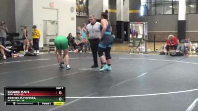 235 lbs Round 5 (16 Team) - Brooke Mart, BVWC Blue vs Precious DeCora, NE Valkyrie