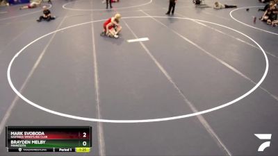 145 lbs Quarterfinal - Mark Svoboda, Hastings Wrestling Club vs Brayden Melby, Minnesota