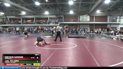 184 lbs Champ. Round 2 - Greyson Gardner, Wartburg vs Cael Mclaren, Cornell College