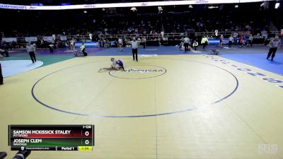 I-126 lbs Quarterfinal - Joseph Clem, Wantagh vs Samson McKissick Staley, Pittsford