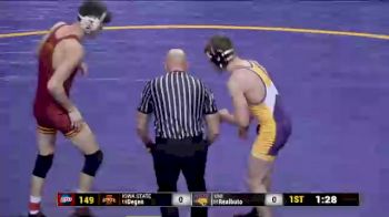 125 lbs - Kysen Terukina, Iowa State vs Brody Teske, UNI