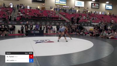 140 lbs Semis - Sandilynn Tuinei, Gold Rush Wrestling vs Morgan Lucio, Valiant Wrestling Club