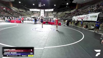 182 lbs Cons. Round 4 - Daniel Benavidez, Crossroads YITA Tigers SF Wrestling Club vs Logan Corona, California