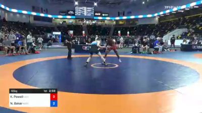 60 kg Consolation - KeVon Powell, Louisiana vs Nelson Baker, Northern Illinois RTC