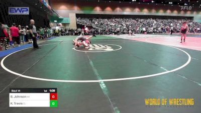 120 lbs Round Of 32 - Bryden Johnson, Nevada Elite vs Kurry Travis, Central Linn