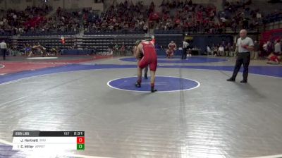 285 lbs Round of 16 - John Hartnett, Sacred Heart vs Cary Miller, Appalachian State