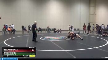 123 lbs Round 5 (6 Team) - Ryan Mooney, Team Barracuda vs Malikai Badillo, Golden Bears