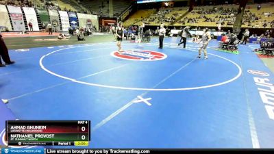 113 Class 4 lbs Champ. Round 1 - Nathaniel Provost, Ft. Zumwalt North vs Ahmad Ghuneim, Lafayette (Wildwood)