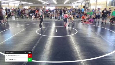 130 lbs Semifinal - Josef Garshnick, Armagh vs Zane Trostle, Richland