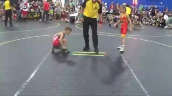 49 lbs Round 1 (6 Team) - Jayvis Abeyta, No Escape Wrestling Academy vs Zayne Wieneke, East Kansas Eagles