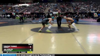 120 lbs Cons. Round 4 - Vincent Torrez, Meridian vs Ian Avalos, Mountain View