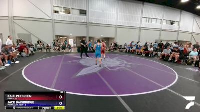 132 lbs Round 1 (16 Team) - Kale Petersen, Iowa vs Jack Bainbridge, Minnesota Red