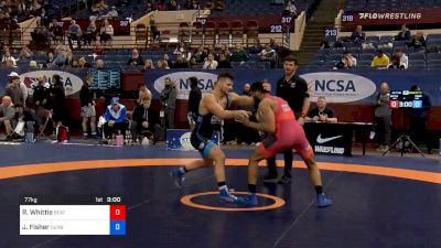 77 kg Prelims - Ryan Whittle, Beat The Streets Wrestling Program Lancaster vs Jake Fisher, Curby 3 Style Wrestling Club