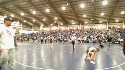 95 lbs Champ. Round 1 - Bodie Ballard, Devils Wrestling vs Peyton Hogan, Uintah Jr High Wrestling