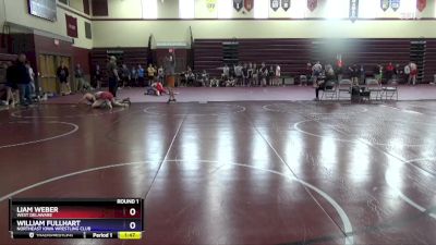 16UB-9 lbs Round 1 - Liam Weber, West Delaware vs William Fullhart, Northeast Iowa Wrestling Club