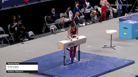 Erich Upton - Pommel Horse, Iron Cross Gym - 2021 US Championships