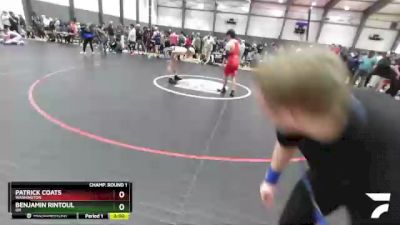 170 lbs Champ. Round 1 - Patrick Coats, Washington vs Benjamin Rintoul, OR