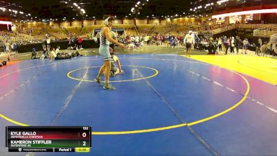 132 lbs Cons. Round 4 - Kameron Stiffler, Enterprise HS vs Kyle Gallo, Zephyrhills Christian