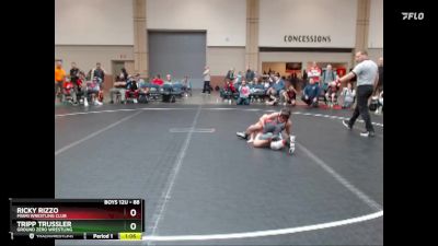 88 lbs Quarterfinal - Tripp Trussler, Ground Zero Wrestling vs Ricky Rizzo, Miami Wrestling Club