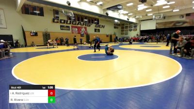 116 lbs Round Of 16 - Antonio Rodriguez, Los Gatos vs Raymond Rivera, Clovis