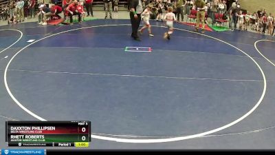 58 lbs Quarterfinal - Daxxton Phillipsen, Delta Wrestling Club vs Rhett Roberts, Aviator Wrestling Club