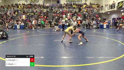 80 lbs Round Of 32 - Jacob Horwatt, Kiski Area vs Connor Boyle, Bishop Watterson