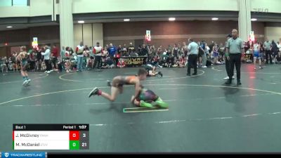 96 lbs Finals (2 Team) - Maddox McDaniel, Steel Valley vs Jamison McGivney, Panhandle All-Stars