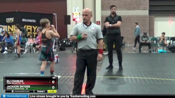 101 lbs Finals (2 Team) - Eli Charles, Team Palmetto vs Jackson Snyder, Spatola Wrestling