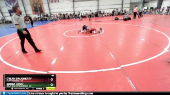 84 lbs Rd# 8- 12:30pm Saturday Final Pool - Brock Argo, Oklahoma Outlaws Red vs Dylan Daugherty, Team Michigan
