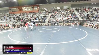 57 lbs Round 1 - Emma Bacon, PA vs Everest Leydecker, AZ