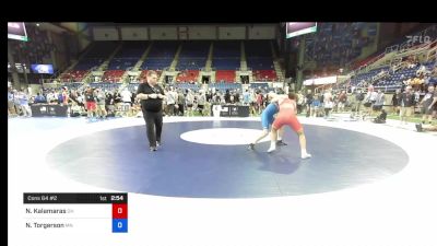 170 lbs Cons 64 #2 - Nikolas Kalamaras, Ohio vs Noah Torgerson, Minnesota