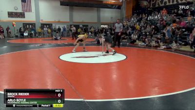 108 lbs Round 2 - Brock Rieder, Wrath vs Arlo Boyle, McDominate Training Center