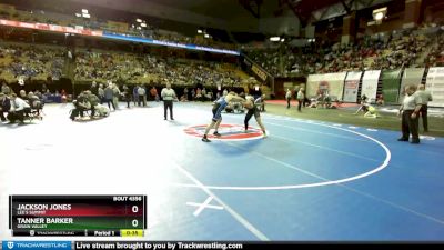 165 Class 4 lbs Cons. Semi - Jackson Jones, Lee`s Summit vs Tanner Barker, Grain Valley