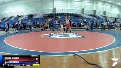 126 lbs Semifinal - Daniel Blanke, IL vs Elijah Brosius, PA