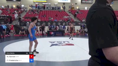 55 kg Cons Semis - Nicholas Sorrow, Simmons Academy Of Wrestling vs Titan Friederichs, MN Elite Wrestling Club