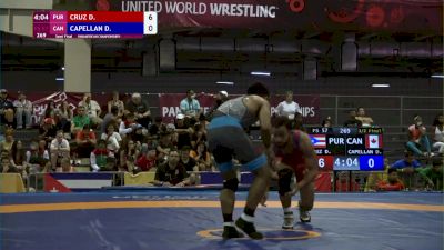 57 kg Semifinal - Darian Cruz, PUR vs Darthe Capellan, CAN