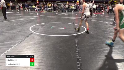 105 lbs Quarterfinal - Brandt Hite, Altoona vs Marcus Lawler, Central Dauphin