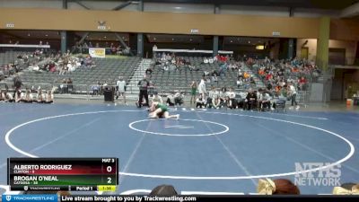 113 lbs Quarterfinals (8 Team) - Alberto Rodriguez, Clinton vs Brogan O`Neal, Catoosa