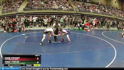 93 lbs Champ. Round 2 - Perry Fowler, Sanderson Wrestling Academy vs Gaige Stewart, Southern Utah Elite