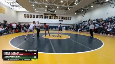 113 lbs 3rd Place Match - Rising Huckaby, Ft. Worth Country Day School vs Aiden Ferguson, Episcopal School Of Dallas