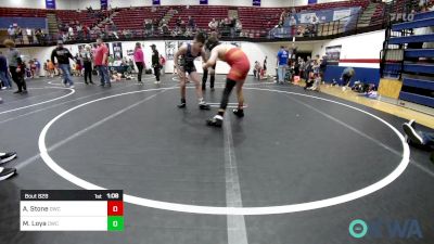 110 lbs Final - Aydn Stone, Dumas Wrestling Club vs Michael Jace Loya, Dumas Wrestling Club