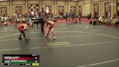 72 lbs Finals (8 Team) - Chael Wawrzynowicz, M2TCNJ vs Parker Clancy, Pride Wrestling