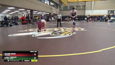 285 lbs Cons. Round 3 - Luke Cawley, St. John Fisher vs Jacob Davis, Lycoming