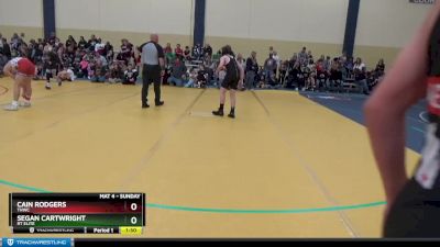 120 lbs Champ. Round 1 - Cain Rodgers, THWC vs Segan Cartwright, RT Elite