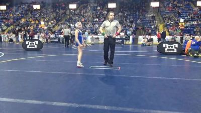 75 lbs Round Of 16 - Amelia Williams, Edinboro vs London Powell, Connellsville