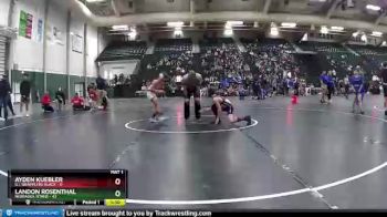 96 lbs Round 2 (6 Team) - Landon Rosenthal, Nebraska Titans vs Ayden Kuebler, G.I. Grapplers Black