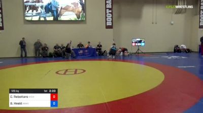 125 kg 7th Place - Christian Rebottaro, Michigan State vs Bobby Heald, Army West Point