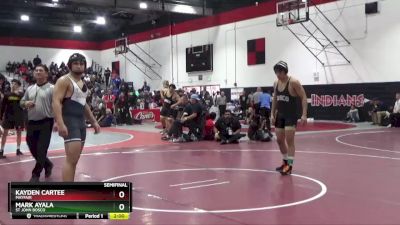 195 lbs Semifinal - Mark Ayala, St John Bosco vs Kayden Cartee, Mayfair