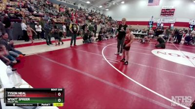 78-85 lbs Round 4 - Wyatt Spreer, Valley WC vs Tyson Neal, Wiggins Youth WC